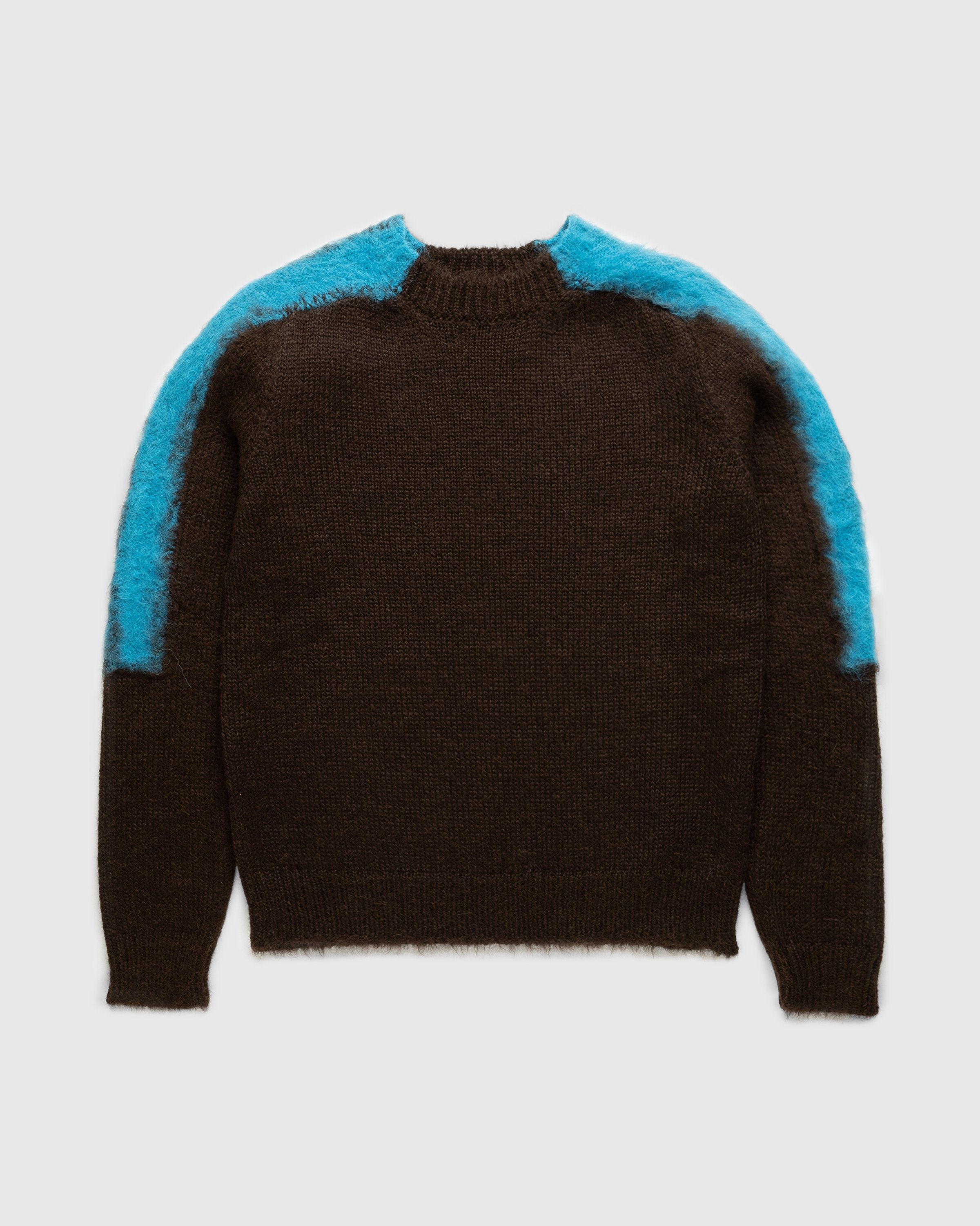 Jil Sander – Striped Alpaca Wool Sweater Brown/Blue | Highsnobiety